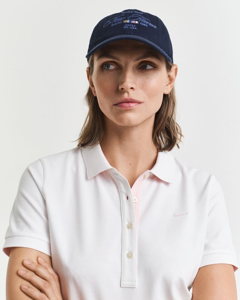 Gant Polo De Piqué Con Cuello Contrast