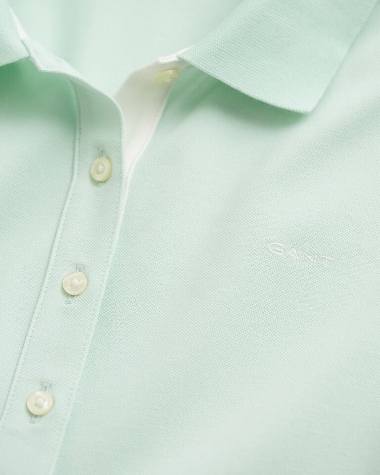 Gant Polo De Piqué Con Cuello Contrast