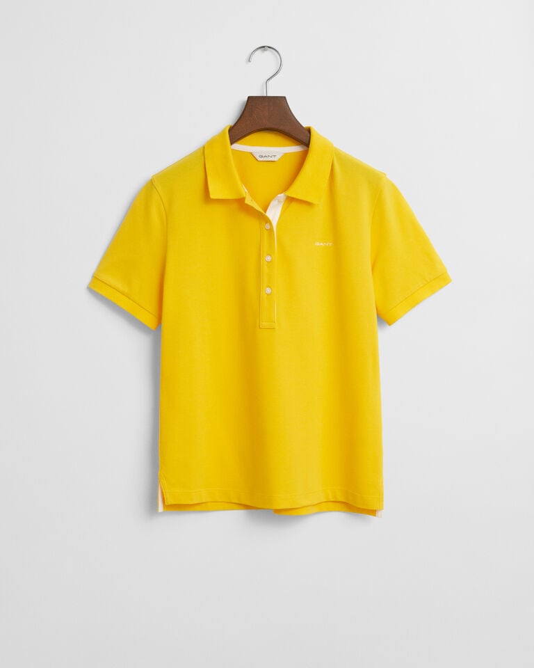 Gant Polo de piqué con cuello Contrast