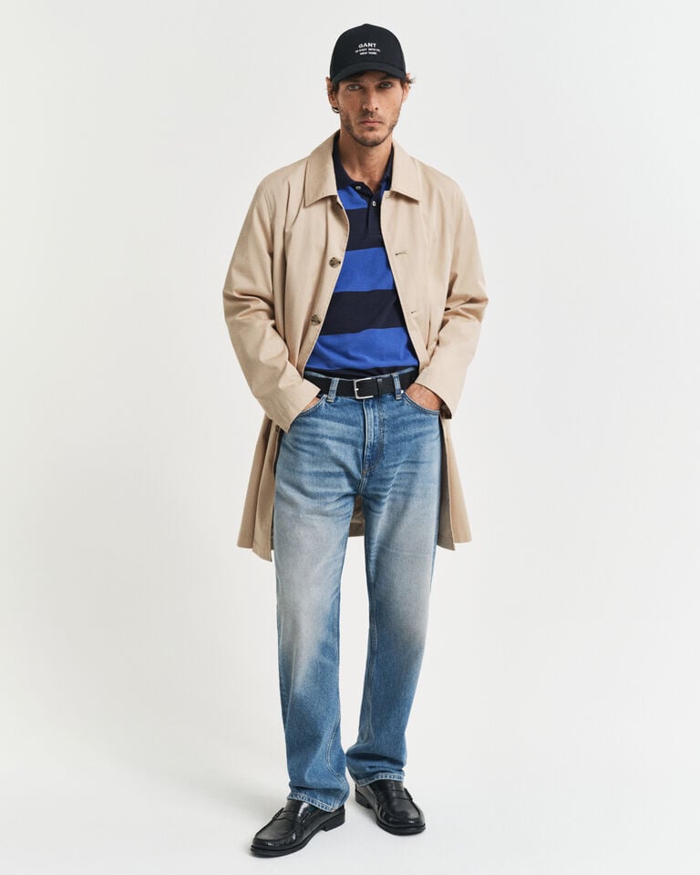 Gant Polo De Piqué De Rayas En Bloques