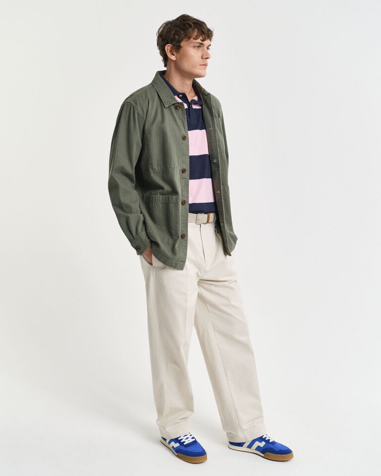 Gant Polo De Piqué De Rayas En Bloques