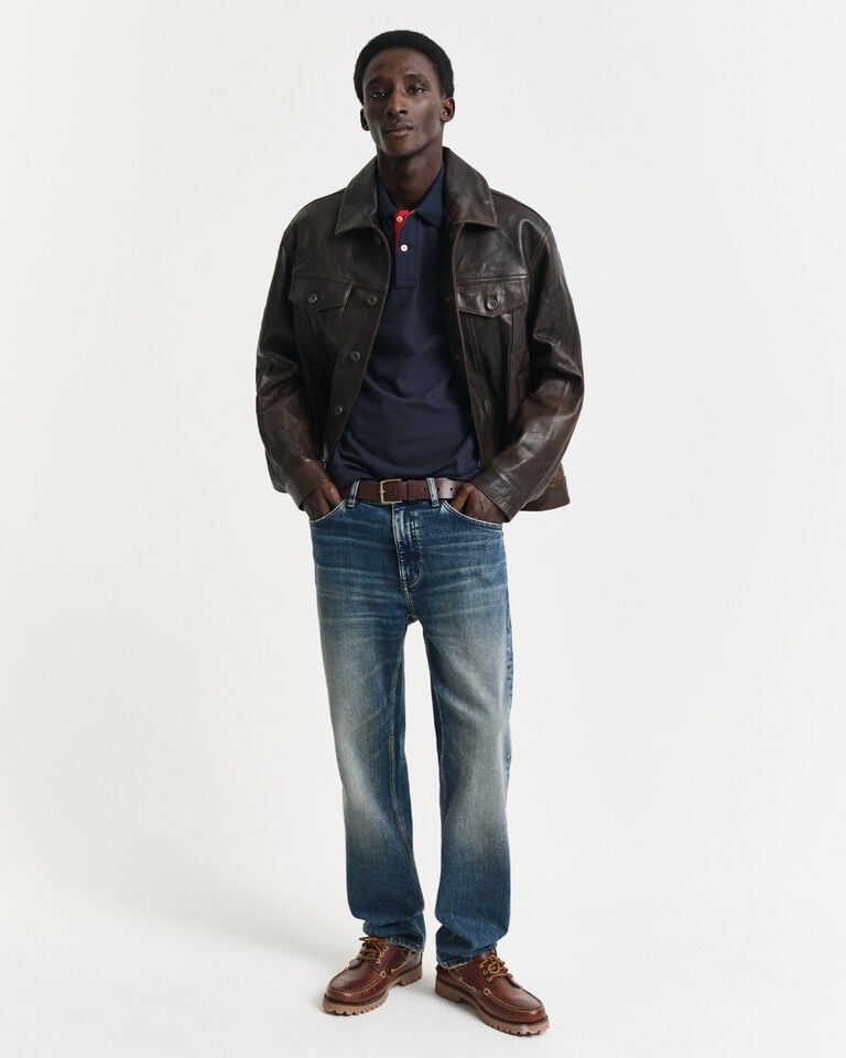 Gant Polo De Piqué En Contraste