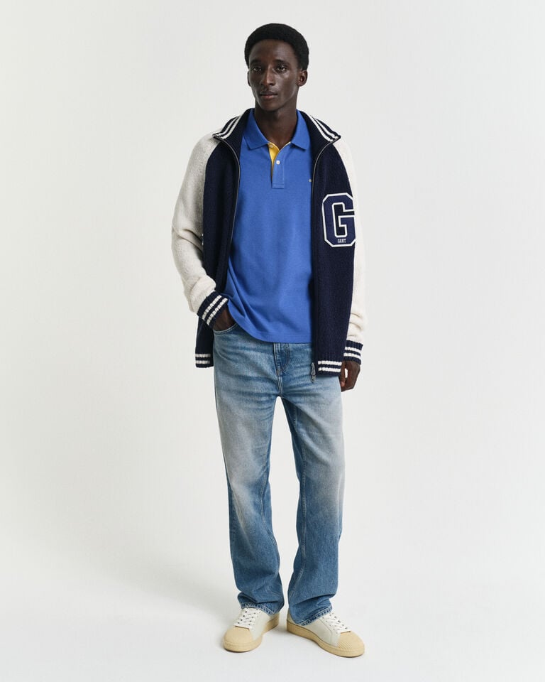 Gant Polo De Piqué En Contraste