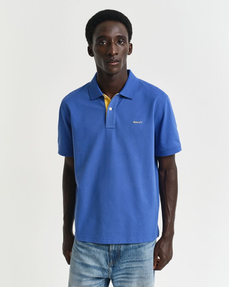 Gant Polo De Piqué En Contraste
