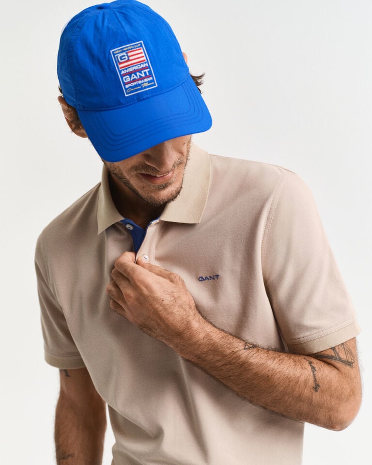 Gant Polo De Piqué En Contraste