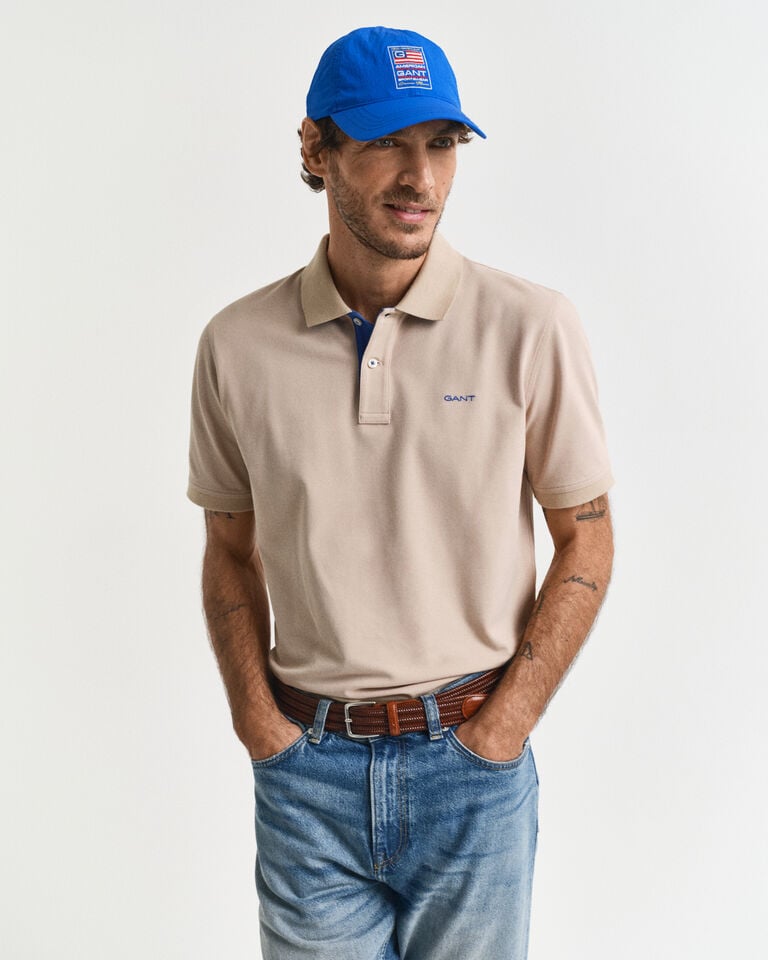 Gant Polo de piqué en contraste