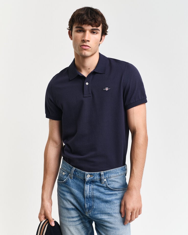 Gant Polo de piqué Regular Fit Shield