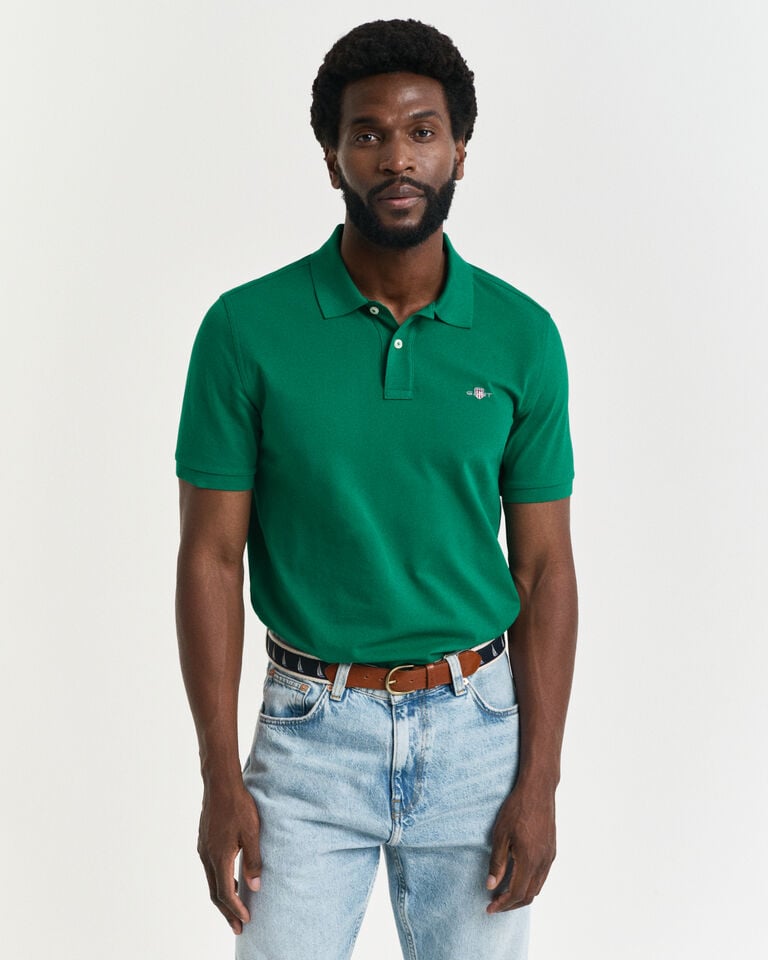 Gant Polo de piqué Regular Fit Shield