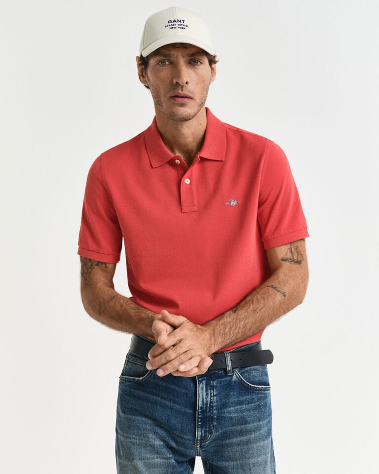 Gant Polo de piqué Regular Fit Shield