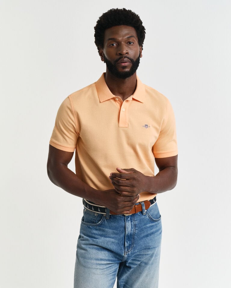 Gant Polo de piqué Regular Fit Shield