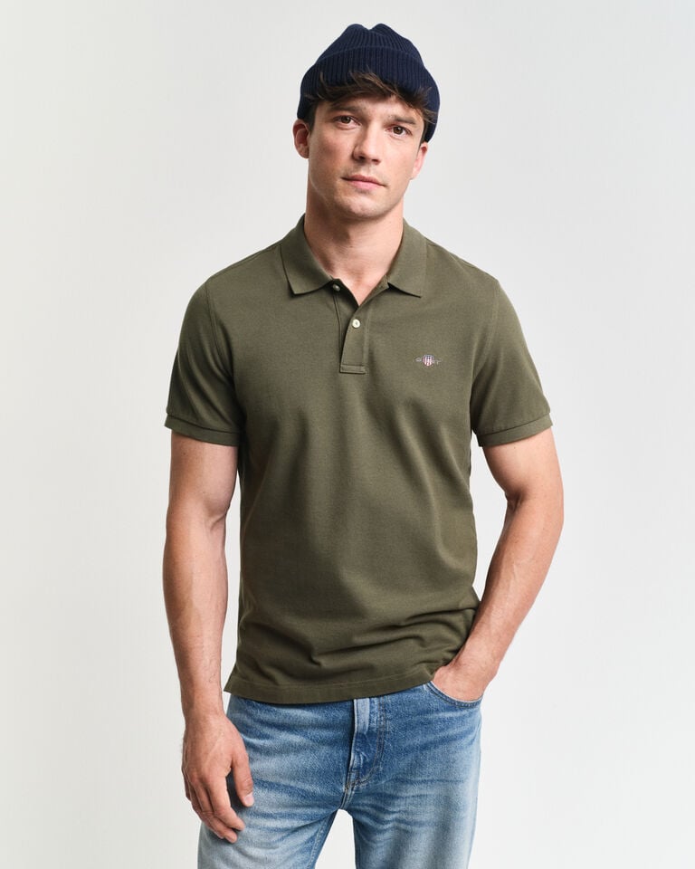 Gant Polo de piqué Regular Fit Shield