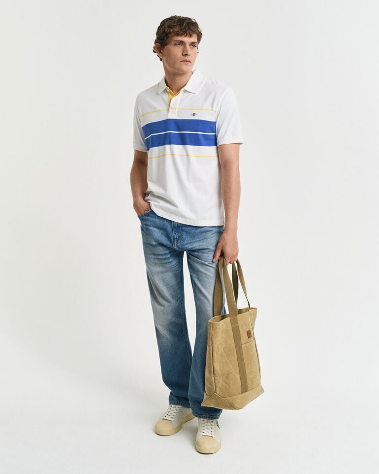 Gant Polo Shield A Rayas