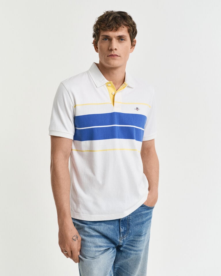 Gant Polo Shield A Rayas