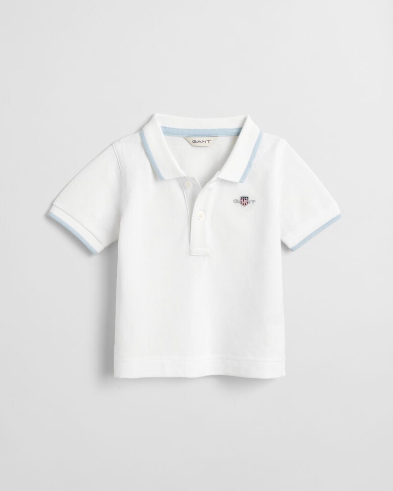 Gant Rugger de piqué con ribete en contraste Baby