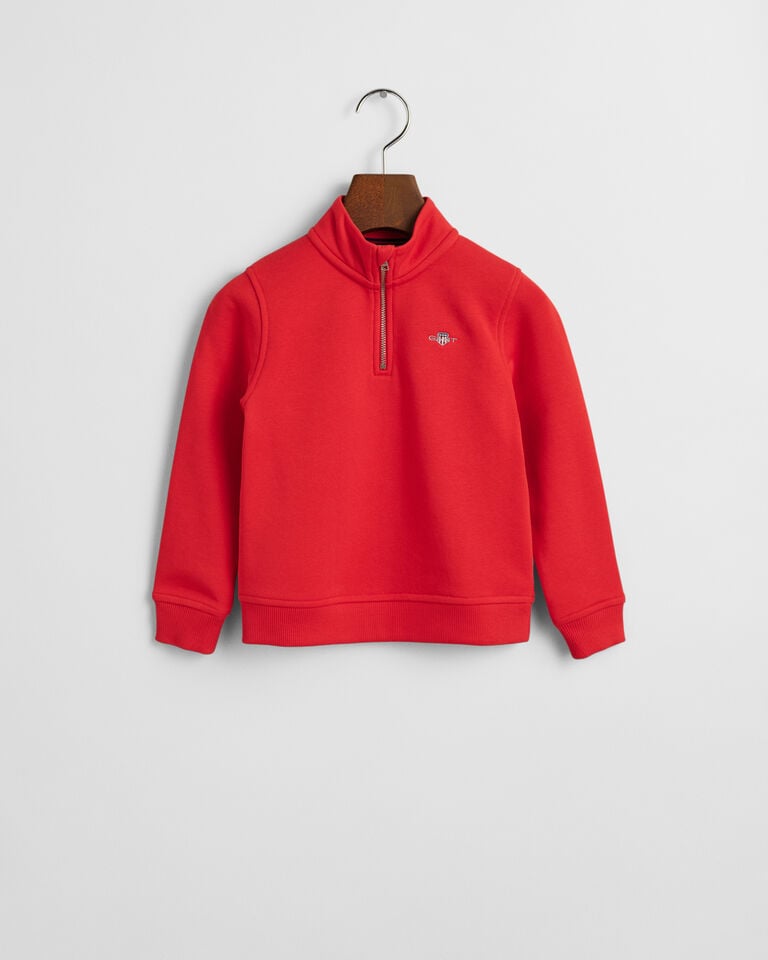 Gant Sudadera con media cremallera Shield Kids