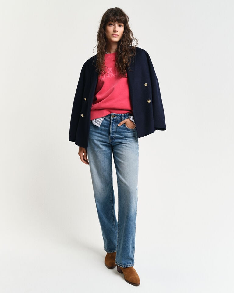 Gant Sudadera De Cuello Redondo Con Diseño Arch