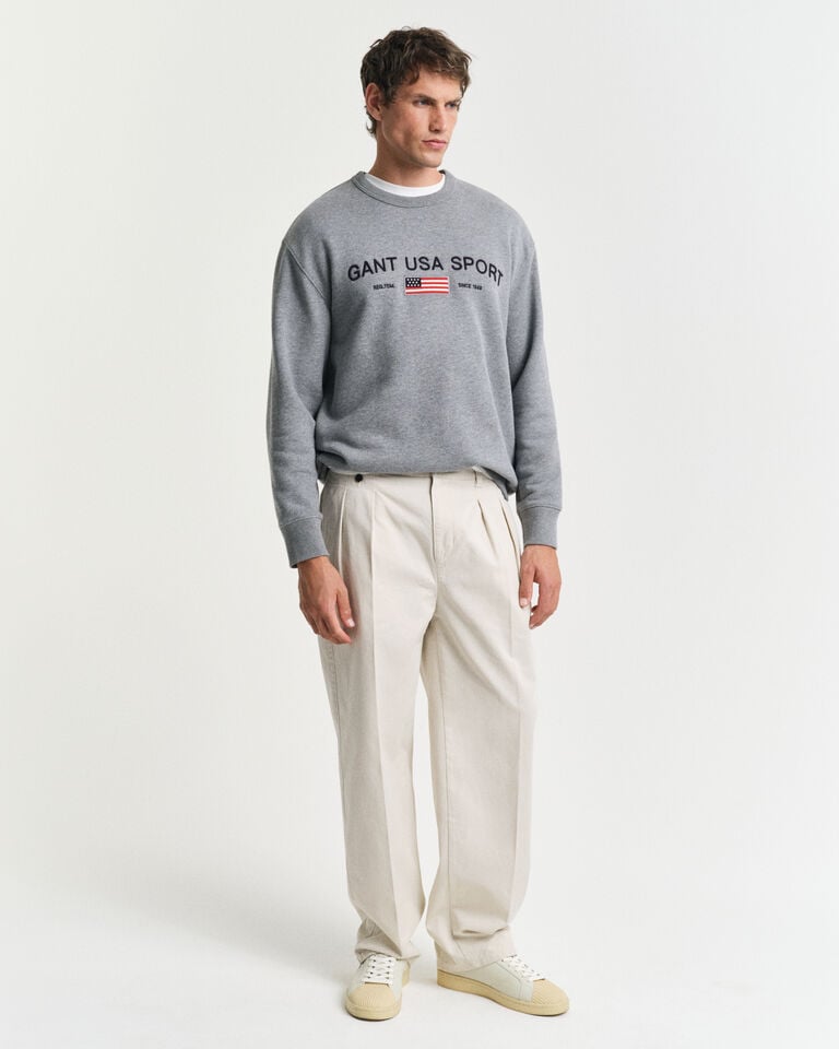 Gant Sudadera De Cuello Redondo Graphic