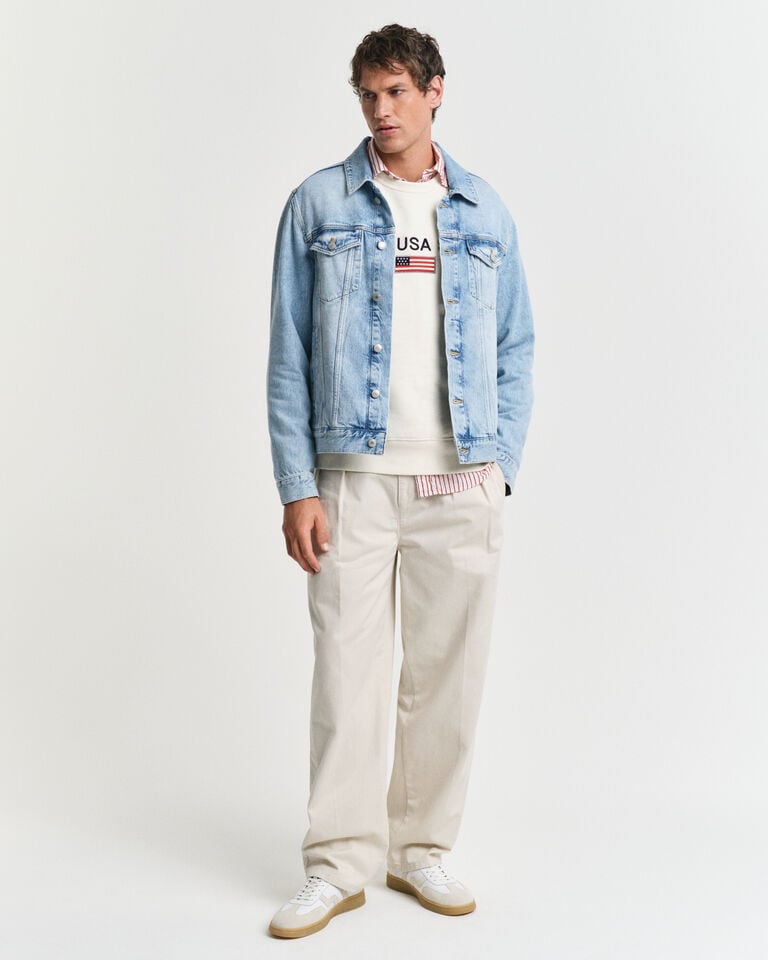 Gant Sudadera De Cuello Redondo Graphic