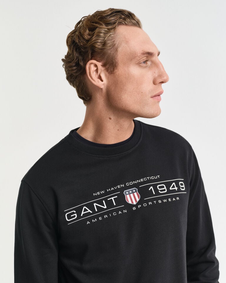 Gant Sudadera De Cuello Redondo Graphic