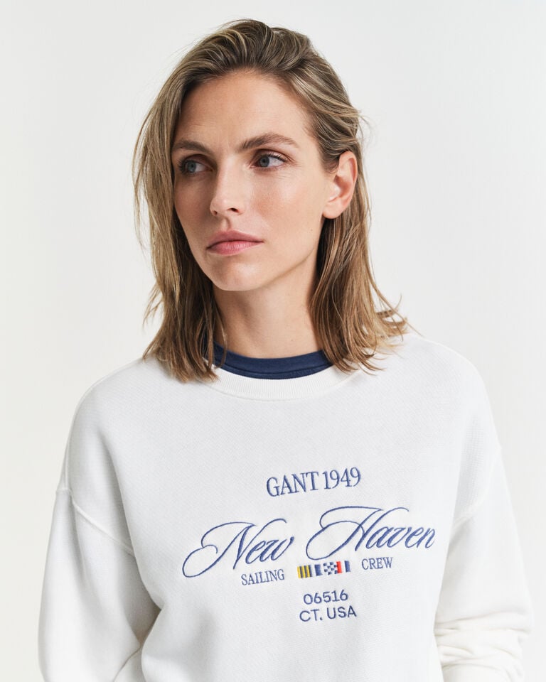Gant Sudadera De Cuello Redondo Sailing Graphic