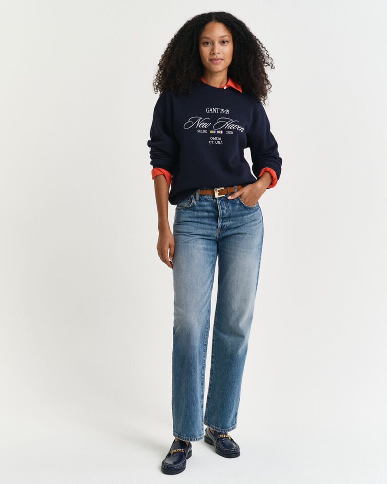 Gant Sudadera De Cuello Redondo Sailing Graphic