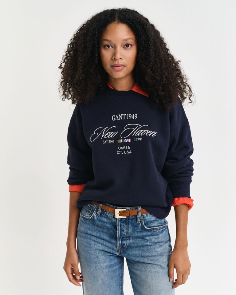 Gant Sudadera De Cuello Redondo Sailing Graphic