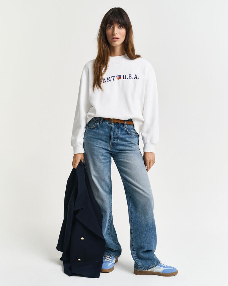 Gant Sudadera De Cuello Redondo Shield USA Graphic