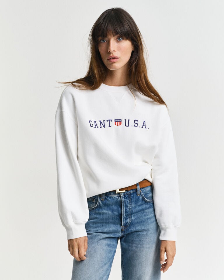 Gant Sudadera de cuello redondo Shield USA Graphic