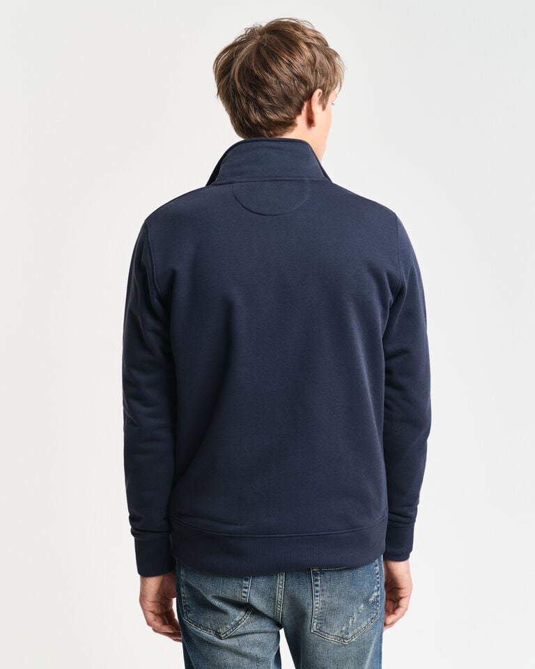 Gant Sudadera Shield Con Media Cremallera