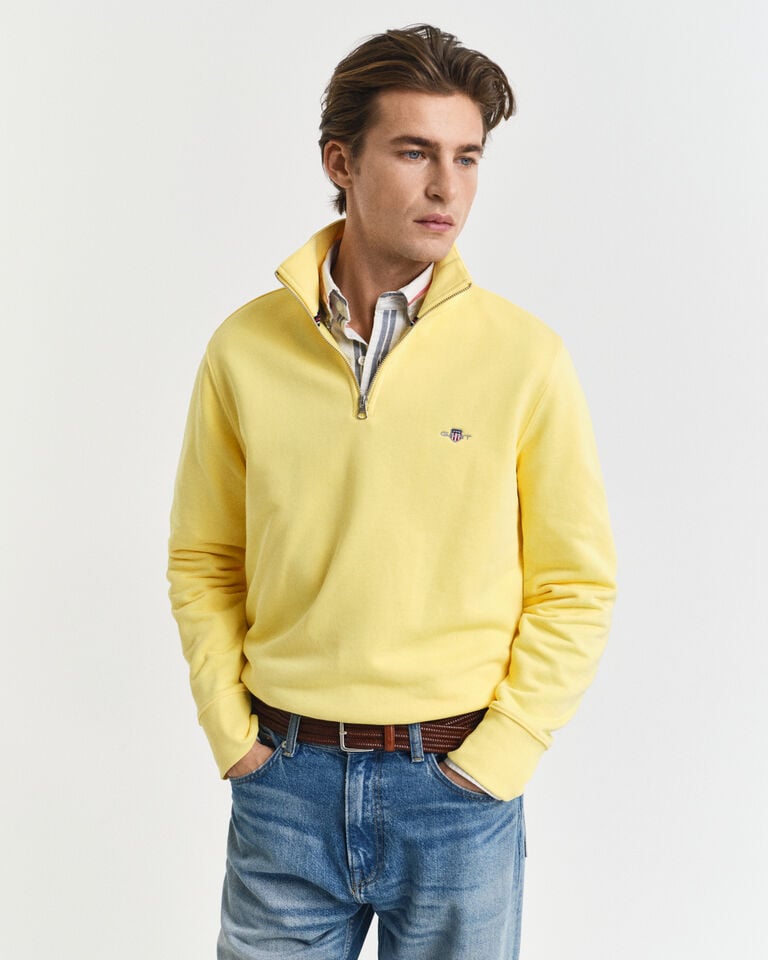 Gant Sudadera Shield con media cremallera