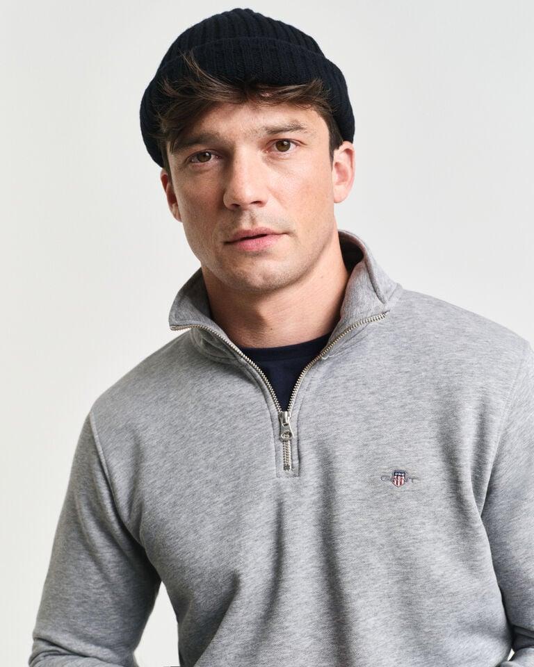 Gant Sudadera Shield Con Media Cremallera