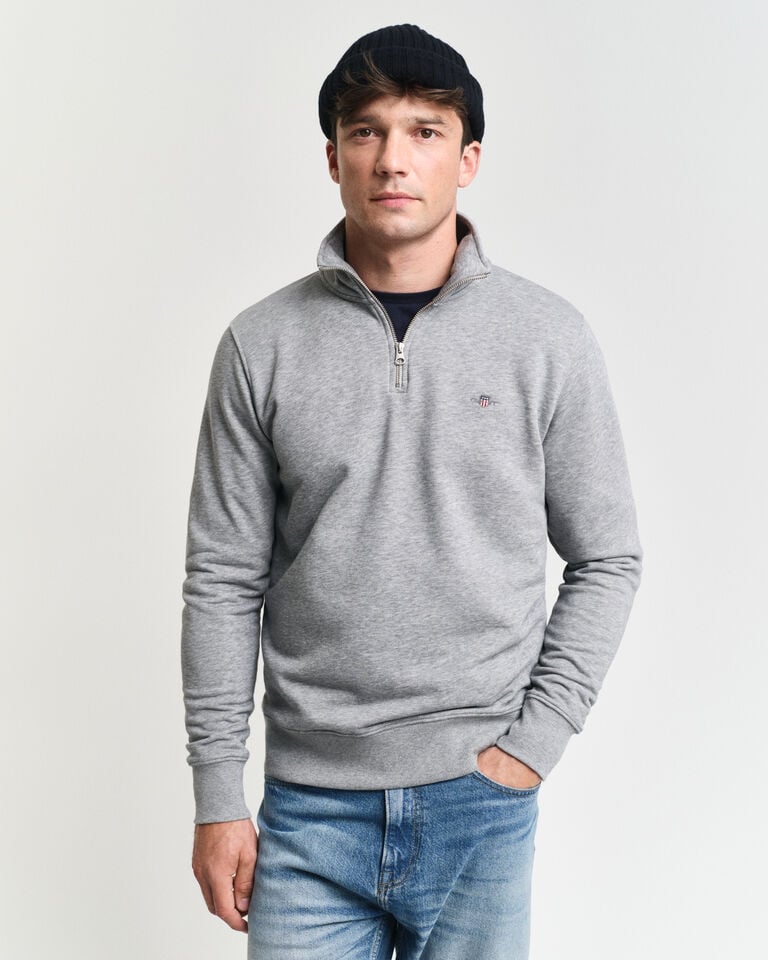 Gant Sudadera Shield con media cremallera