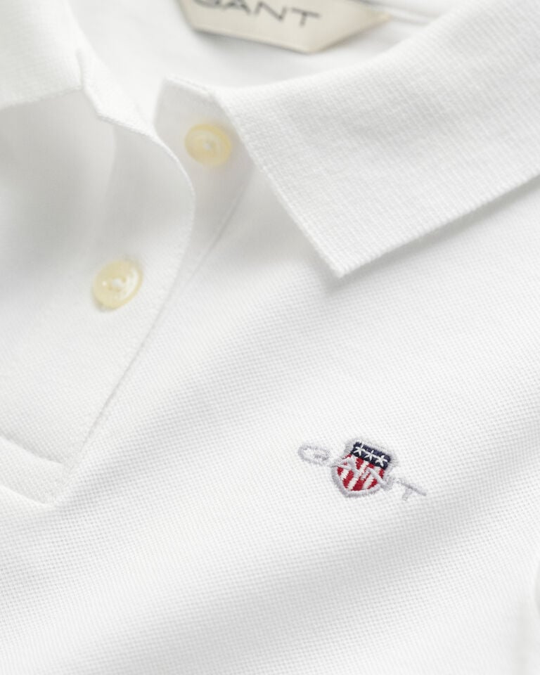 Gant Top De Piqué Con Volante Shield Girls