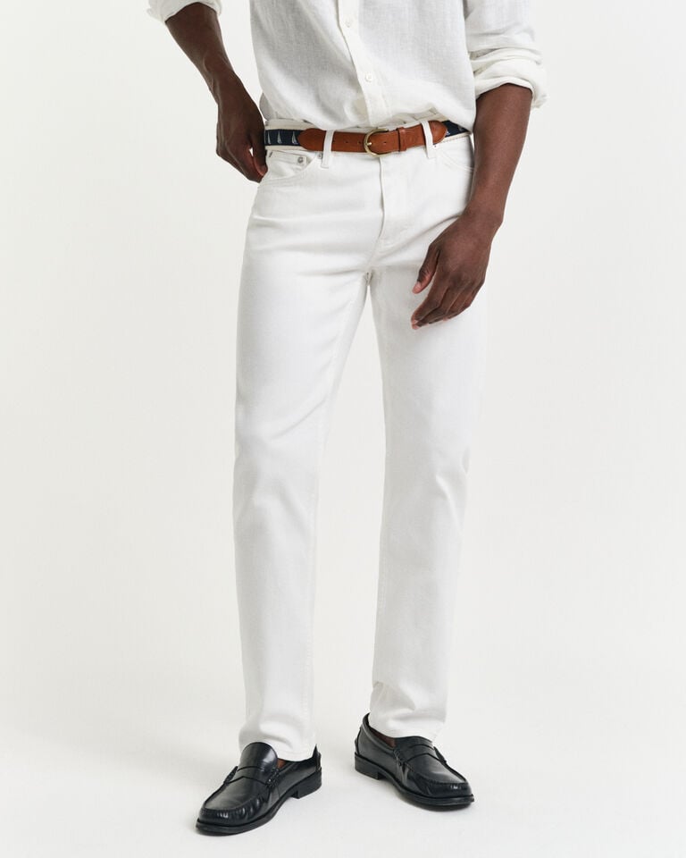 Gant Vaqueros Regular Fit Blancos