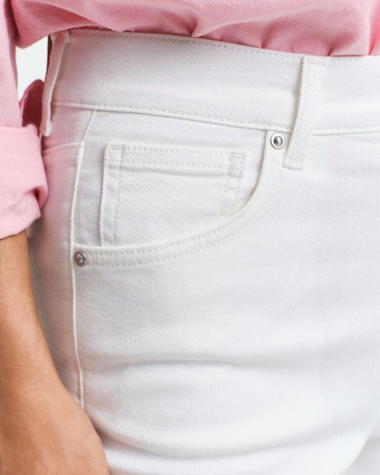 Gant Vaqueros Tobilleros Slim Fit Blancos