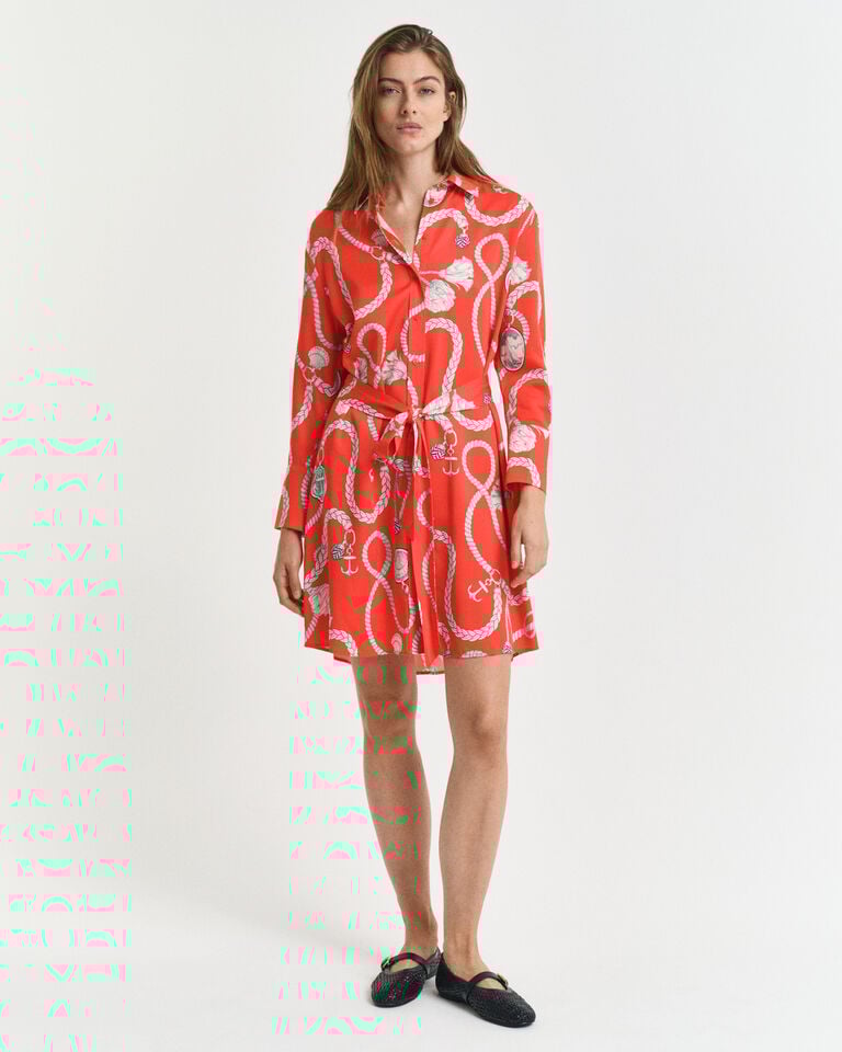 Gant Vestido camisero con estampado Sailing