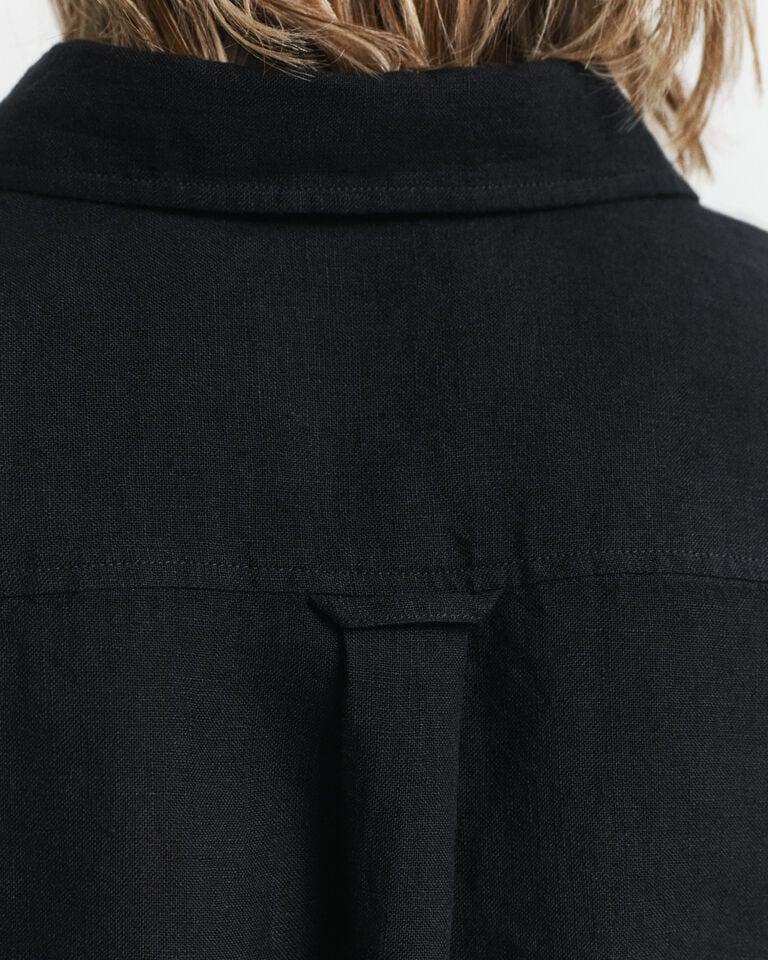 Gant Vestido Camisero De Manga Corta De Lino