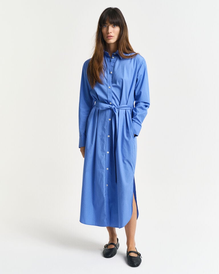 Gant Vestido Camisero De Popelina