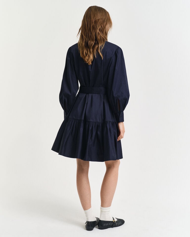 Gant Vestido De Satén De Algodón