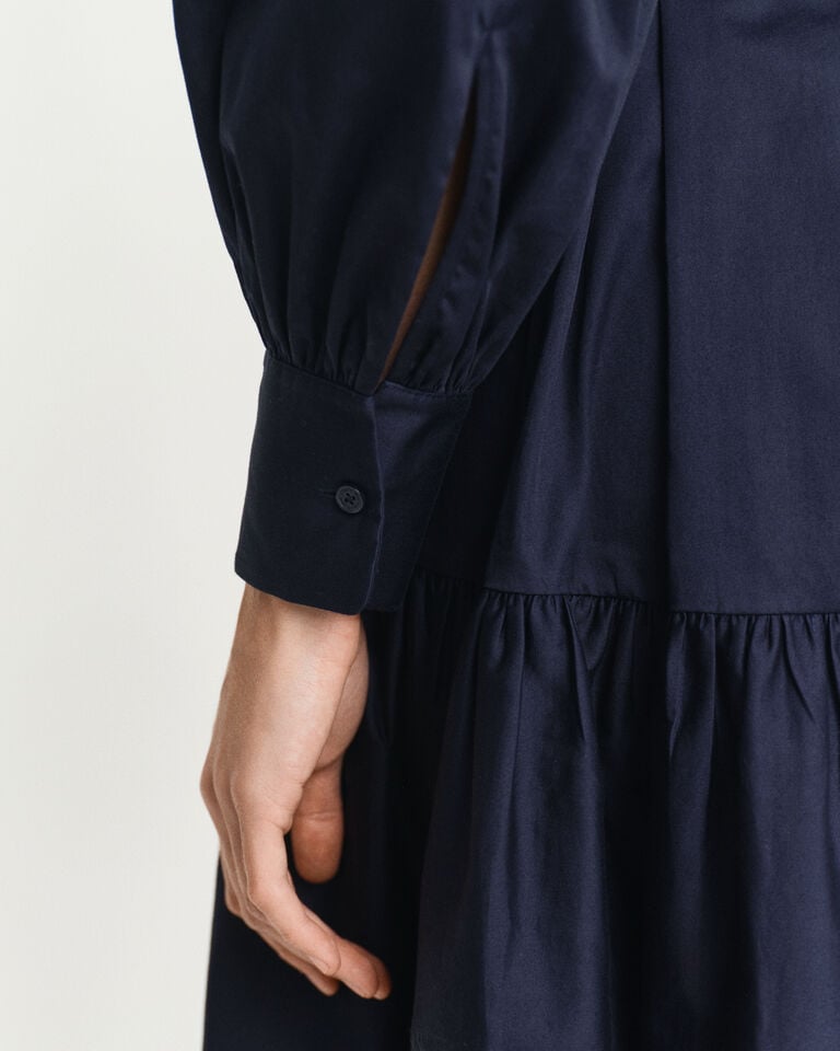 Gant Vestido De Satén De Algodón