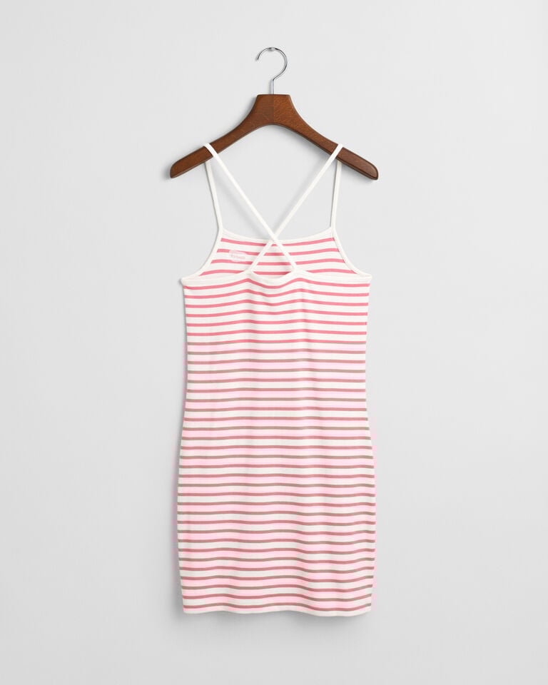 Gant Vestido De Tirantes A Rayas Teen Girls
