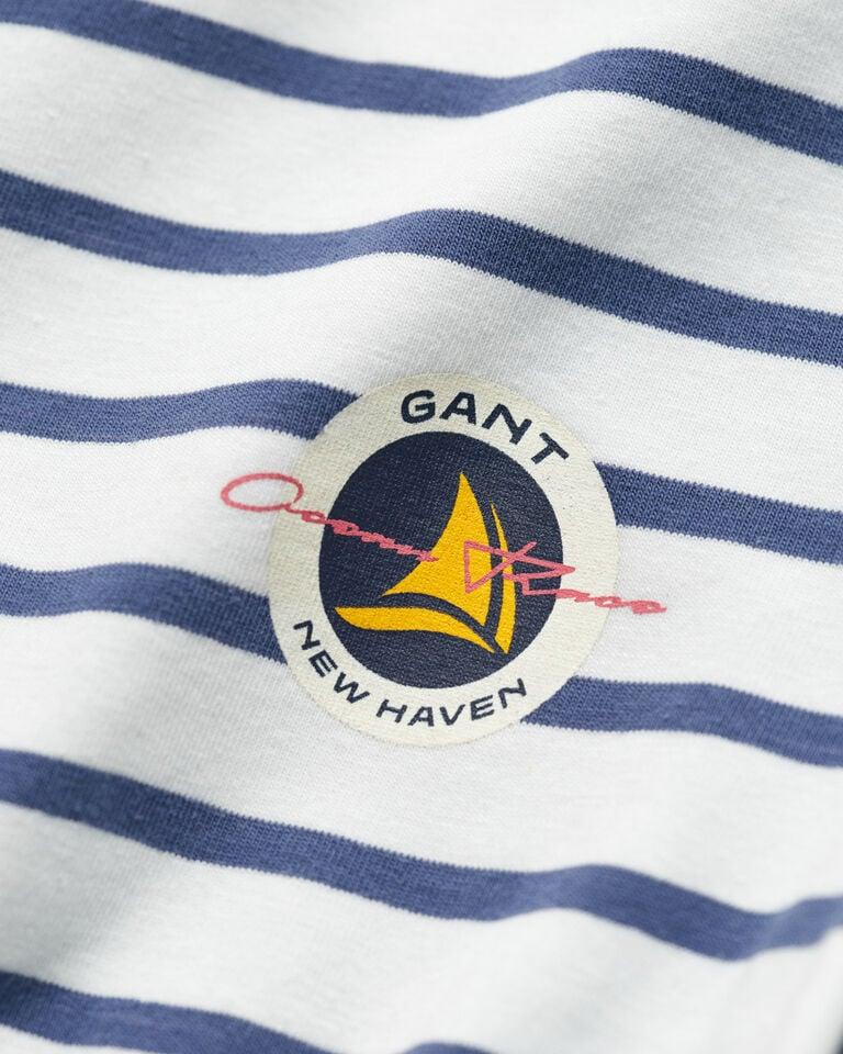 Gant Vestido Estilo Camiseta De Rayas Girls