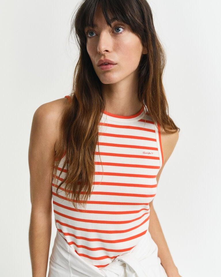 Gant Vestido Sin Mangas De Punto A Rayas