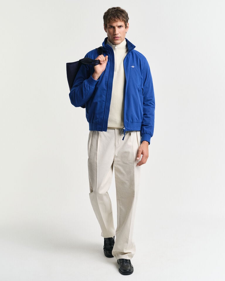 Gant Jersey De Algodón Con Media Cremallera Y Textura