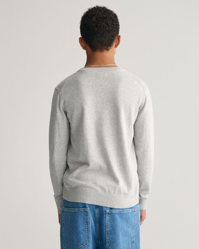 Gant Jersey De Cuello Redondo De Algodón Clásico Shield Teens