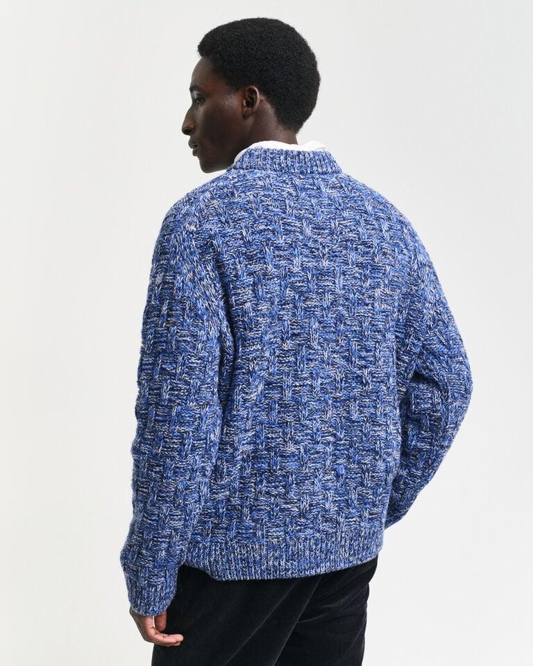 Gant Jersey De Cuello Redondo En Mezcla De Lana Con Textura