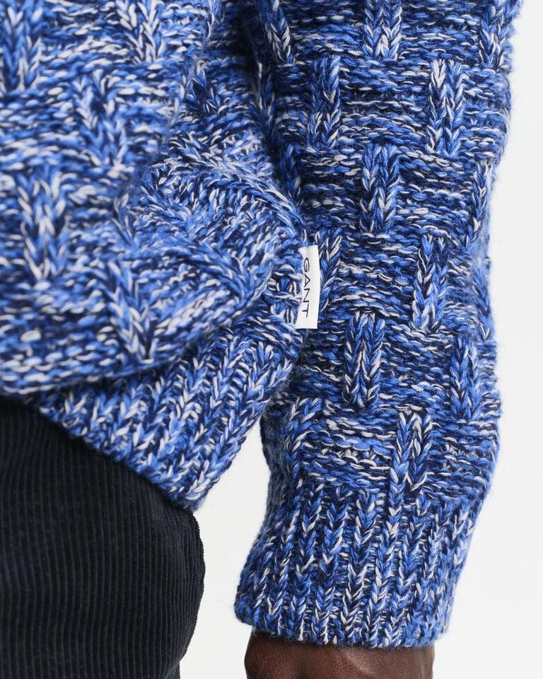 Gant Jersey De Cuello Redondo En Mezcla De Lana Con Textura