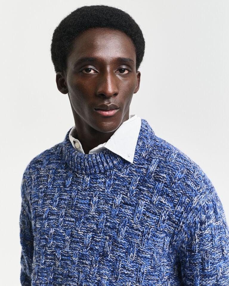 Gant Jersey De Cuello Redondo En Mezcla De Lana Con Textura