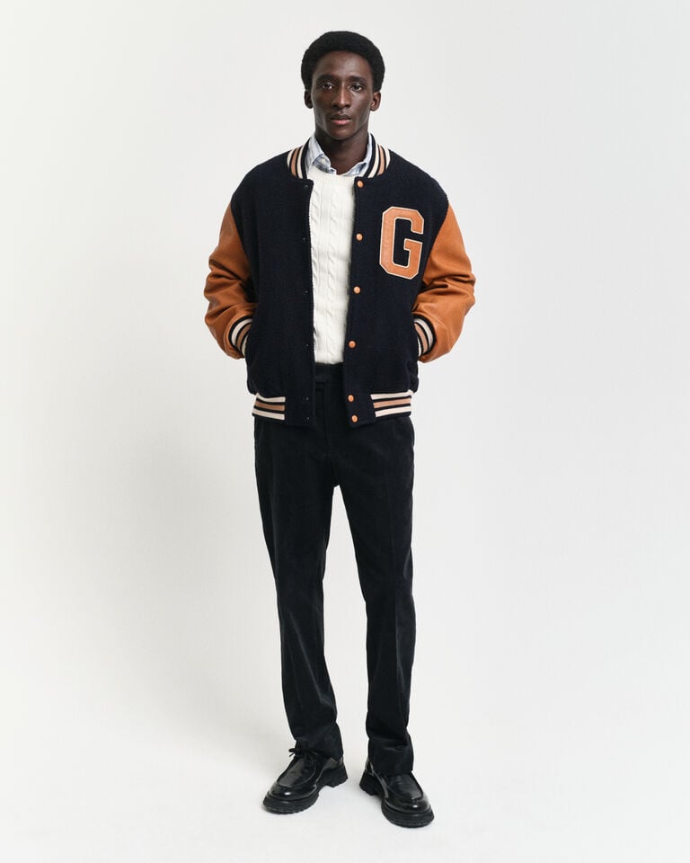 Gant Jersey De Cuello Redondo Y Punto De Ochos En Algodón