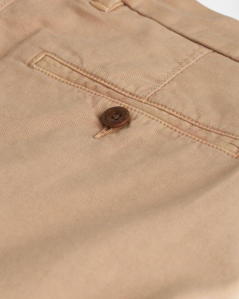 Gant Pantalones Chinos Cortos Regular Fit Con Textura Labrada